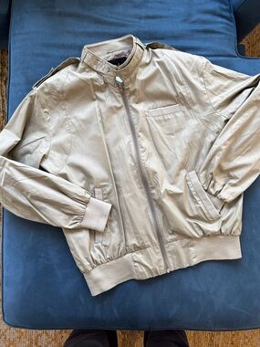 Vintage Aventura unisex Khaki Bomber Jacket